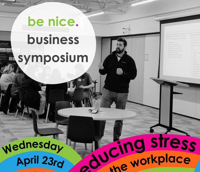 4th Annual be nice. Business Symposium APRIL 23rd, 2025        9:00-12:00