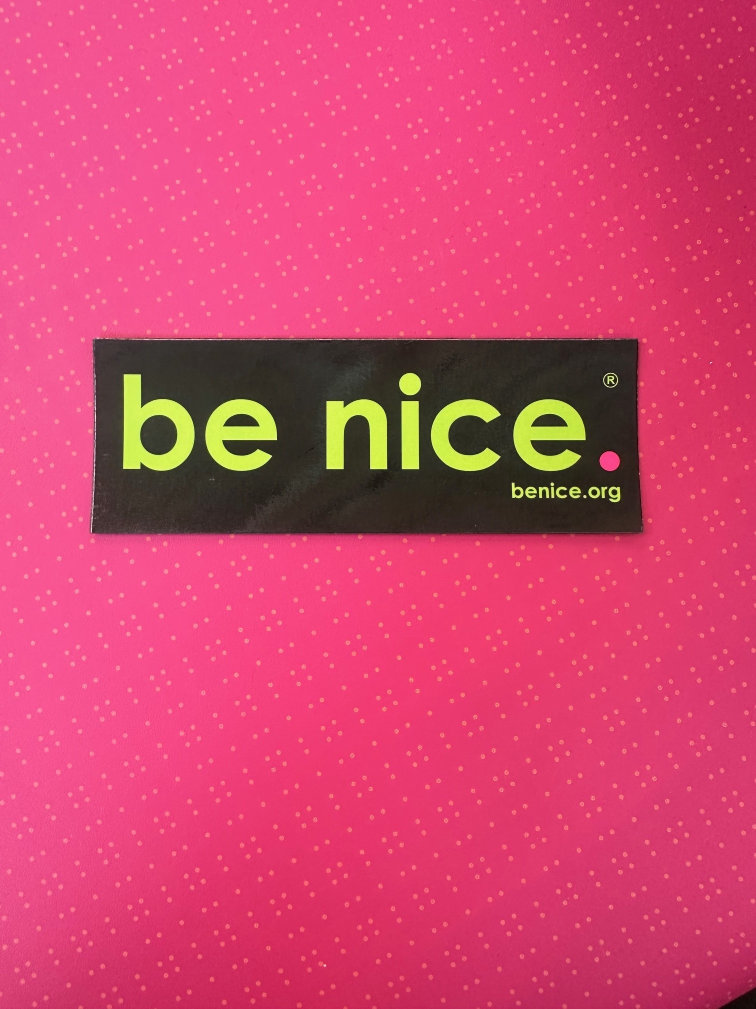 be nice. MAGNET