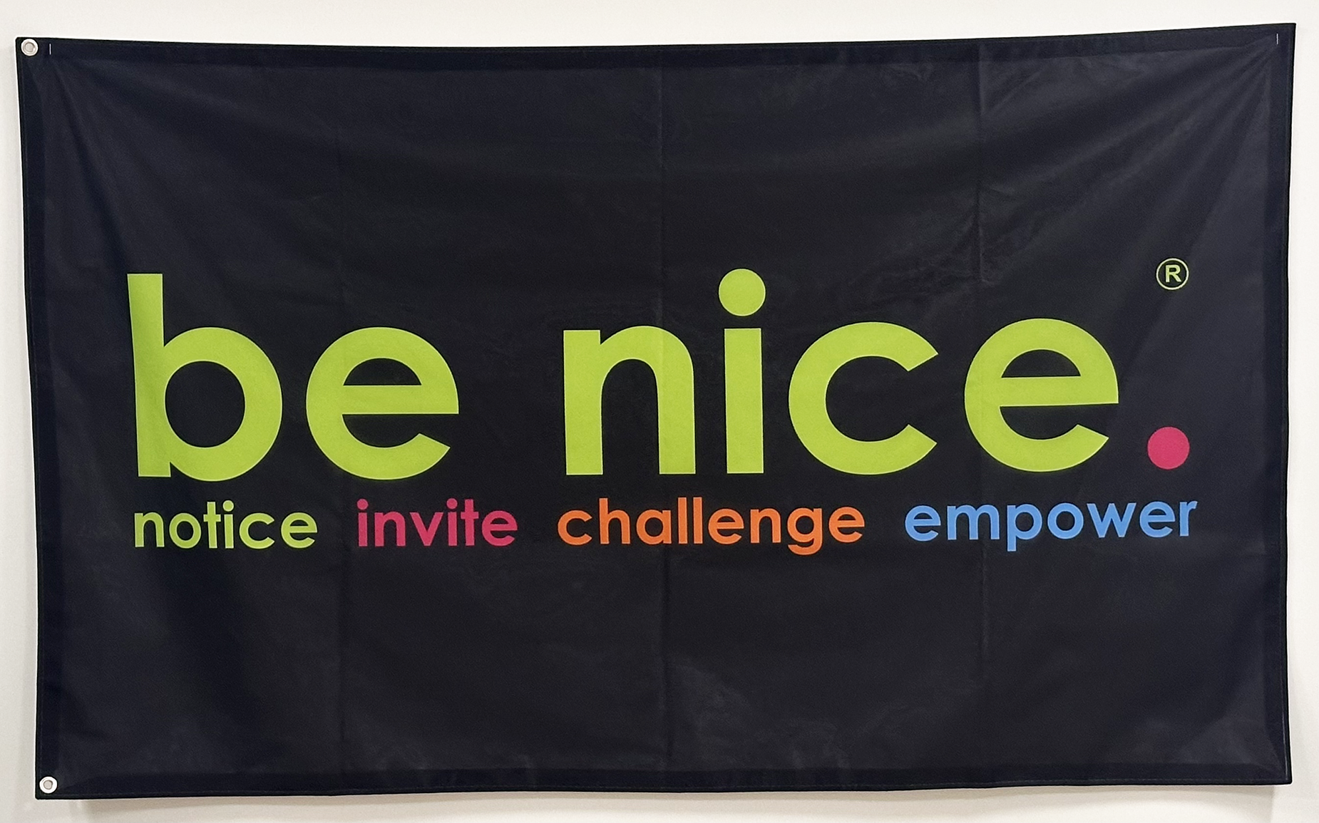 be nice. flag